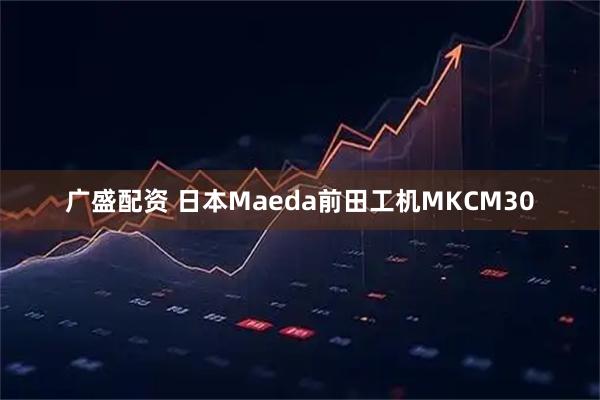 广盛配资 日本Maeda前田工机MKCM30