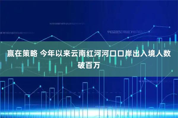 赢在策略 今年以来云南红河河口口岸出入境人数破百万